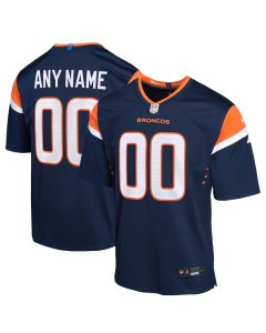 Denver Broncos Alternate Custom Game YOUTH Jersey – Navy