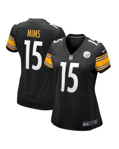 Denzel Mims 15 Pittsburgh Steelers Game Women Jersey – Black