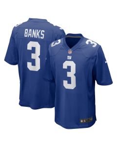 Deonte Banks 3 New York Giants Game Men Jersey – Royal