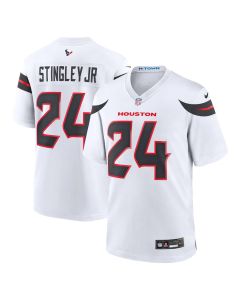 Derek Stingley Jr. 24 Houston Texans Game Jersey – Men, White