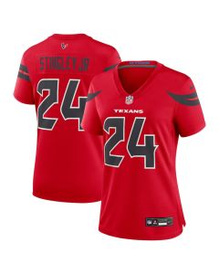 Derek Stingley Jr. 24 Houston Texans Women Alternate Game Jersey – Red