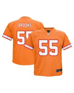 Derrick Brooks 55 Tampa Bay Buccaneers Retired YOUTH Game Jersey – Orange