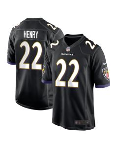 Derrick Henry 22 Baltimore Ravens Game Men Jersey – Black