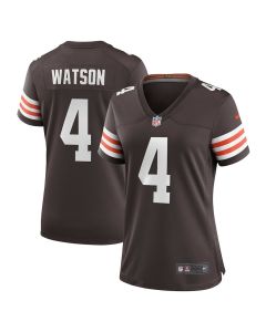 Deshaun Watson 4 Cleveland Browns Women Jersey – Brown