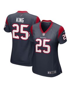 Desmond King 25 Houston Texans Women Game Jersey – Navy