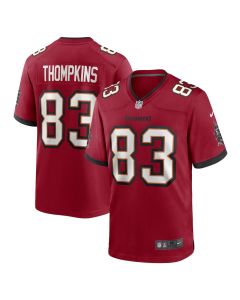 Deven Thompkins 83 Tampa Bay Buccaneers Men Game Jersey – Red