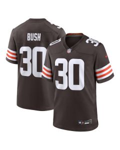Devin Bush 30 Cleveland Browns Game Men Jersey – Brown