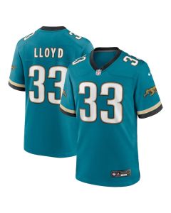 Devin Lloyd 33 Jacksonville Jaguars Prowler Throwback Player Game Men Jersey – Teal