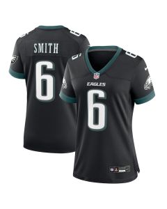 DeVonta Smith 6 Philadelphia Eagles Alternate Game Women Jersey – Black