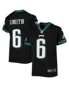 DeVonta Smith 6 Philadelphia Eagles YOUTH Game Jersey – Black