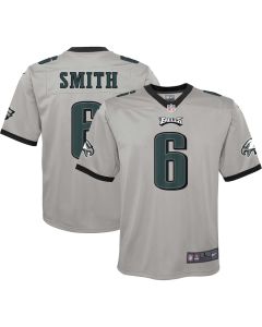 DeVonta Smith 6 Philadelphia Eagles YOUTH Inverted Game Jersey – Silver