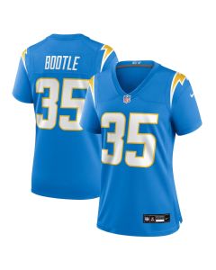 Dicaprio Bootle 35 Los Angeles Chargers Women’s Team Game Jersey – Powder Blue