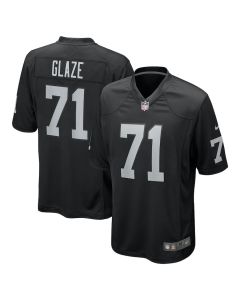 DJ Glaze 71 Las Vegas Raiders Team Game Men Jersey – Black