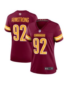 Dorance Armstrong 92 Washington Commanders Women’s Game Jersey – Burgundy