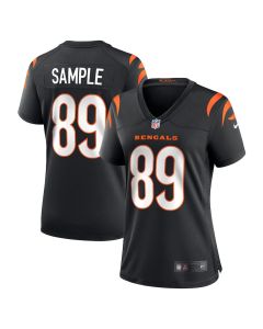 Drew Sample 89 Cincinnati Bengals Women Game Jersey – Black