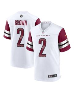 Dyami Brown 2 Washington Commanders Game Men Jersey – White