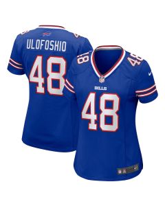 Edefuan Ulofoshio 48 Buffalo Bills Women’s Game Jersey – Royal