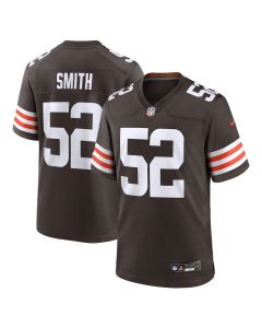 Elerson Smith 52 Cleveland Browns Team Game Men Jersey – Brown