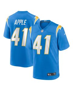Eli Apple 41 Los Angeles Chargers Team Game Men Jersey – Powder Blue