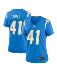 Eli Apple 41 Los Angeles Chargers Women’s Game Jersey – Powder Blue