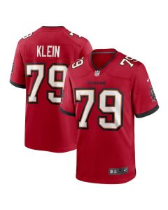 Elijah Klein 79 Tampa Bay Buccaneers Game Men Jersey – Red