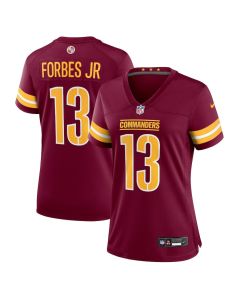 Emmanuel Forbes Jr. 13 Washington Commanders Women’s Game Jersey – Burgundy