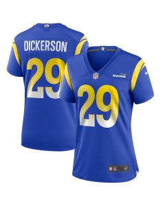 Eric Dickerson 29 Los Angeles Rams Women Game Retired Jersey – Royal