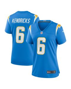 Eric Kendricks 6 Los Angeles Chargers Women Game Jersey – Powder Blue