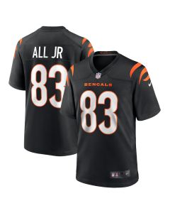 Erick All Jr. 83 Cincinnati Bengals Team Game Men Jersey – Black