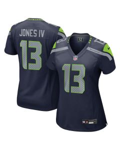 Ernest Jones IV 13 Seattle Seahawks Women’s Game Jersey – College Navy