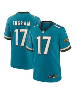 Evan Engram 17 Jacksonville Jaguars Prowler Throwback Player Game Men Jersey – Teal