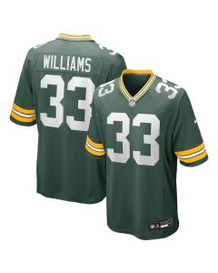 Evan Williams 33 Green Bay Packers Game Men Jersey – Green