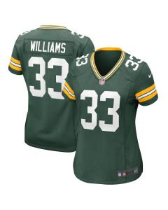 Evan Williams 33 Green Bay Packers Women’s Game Jersey – Green