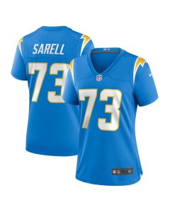 Foster Sarell 73 Los Angeles Chargers Women’s Game Jersey – Powder Blue