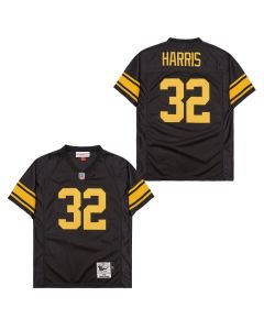 Franco Harris 32 Pittsburgh Steelers Retro Throwback Men Jersey – Black