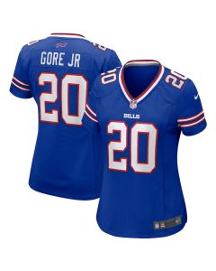Frank Gore Jr. 20 Buffalo Bills Women’s Game Jersey – Royal