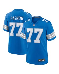 Frank Ragnow 77 Detroit Lions Team Game Men Jersey – Blue
