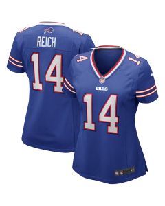 Frank Reich 14 Buffalo Bills Women Game Retired Jersey – Royal