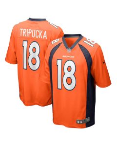 Frank Tripucka 18 Denver Broncos Men Retired Jersey – Orange