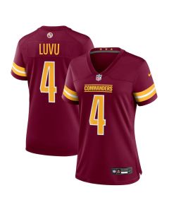 Frankie Luvu 4 Washington Commanders Women’s Game Jersey – Burgundy