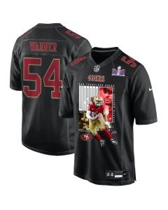 Fred Warner 54 San Francisco 49ers All-Pro Fred Fashion Game Men Jersey – Carbon Black