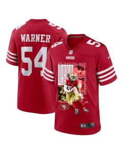 Fred Warner 54 San Francisco 49ers All-Pro Fred Game Men Jersey – Scarlet