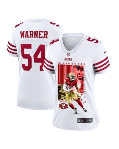 Fred Warner 54 San Francisco 49ers All-Pro Fred Women Game Jersey – White