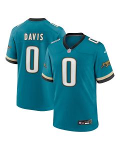 Gabe Davis 0 Jacksonville Jaguars Prowler Throwback Player Game Men Jersey – Teal
