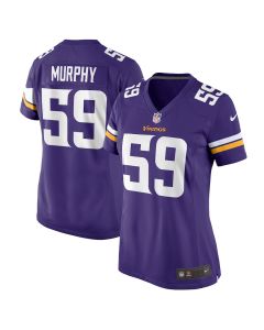Gabriel Murphy 59 Minnesota Vikings Women’s Game Jersey – Purple