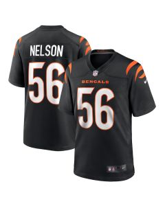 Garrett Nelson 56 Cincinnati Bengals Team Game Men Jersey – Black