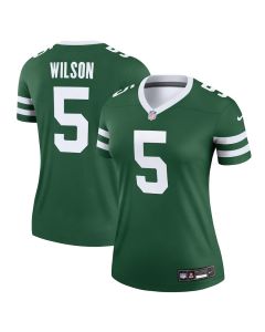 Garrett Wilson 5 New York Jets Alternate Legend Jersey, Women Legacy Green