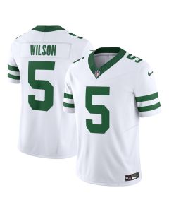 Garrett Wilson 5 New York Jets Alternate Vapor F.U.S.E. Limited Jersey – Men, Legacy White