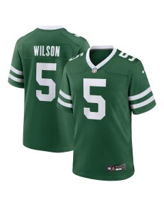 Garrett Wilson 5 New York Jets Game Jersey – Men, Legacy Green