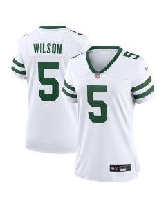 Garrett Wilson 5 New York Jets Game Jersey – Women, White
